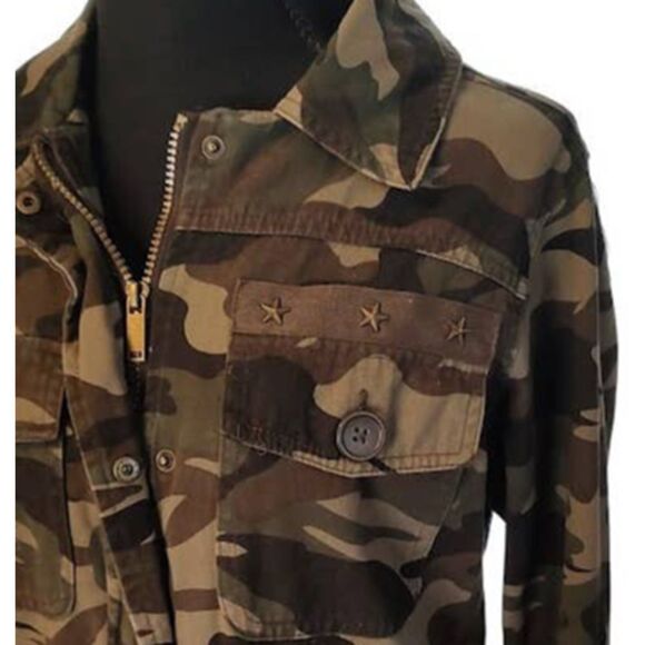 Madden NYC Camo Military Jacket Small - Picture 9 of 13